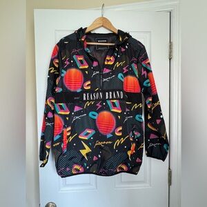 Reason Men’s 80s Windbreaker